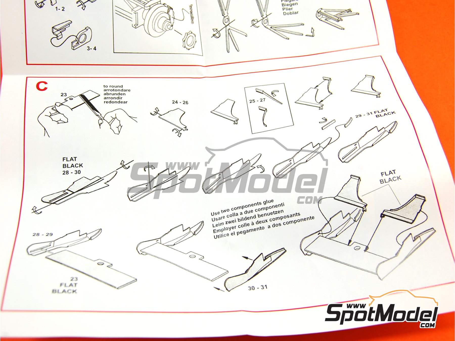 Tameo Kits TMK153: Car scale model kit 1/43 scale - Williams